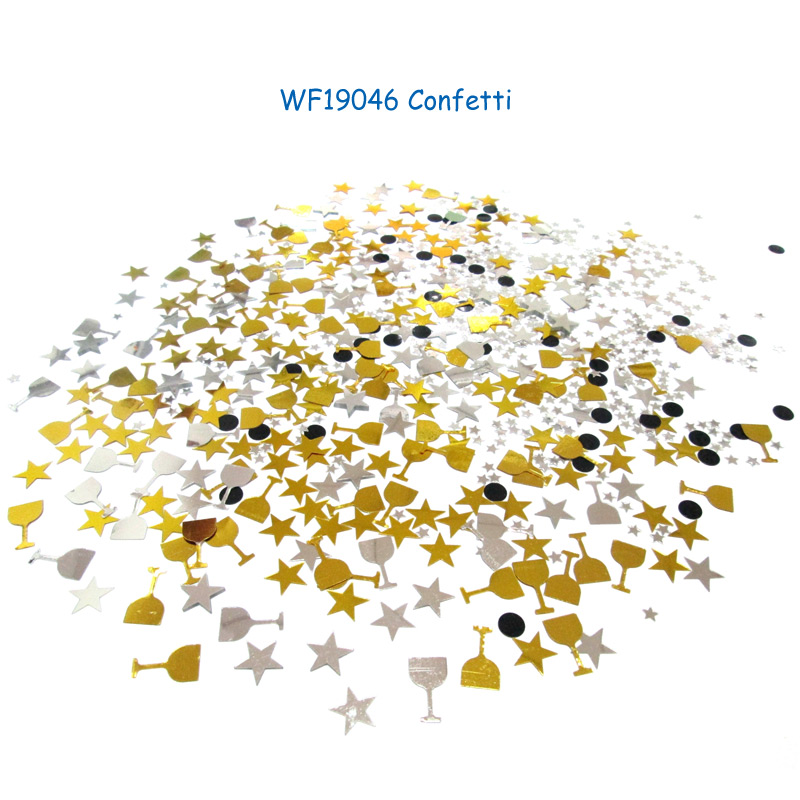 1 cm 2 cm 3 cm  5 cm round confetti